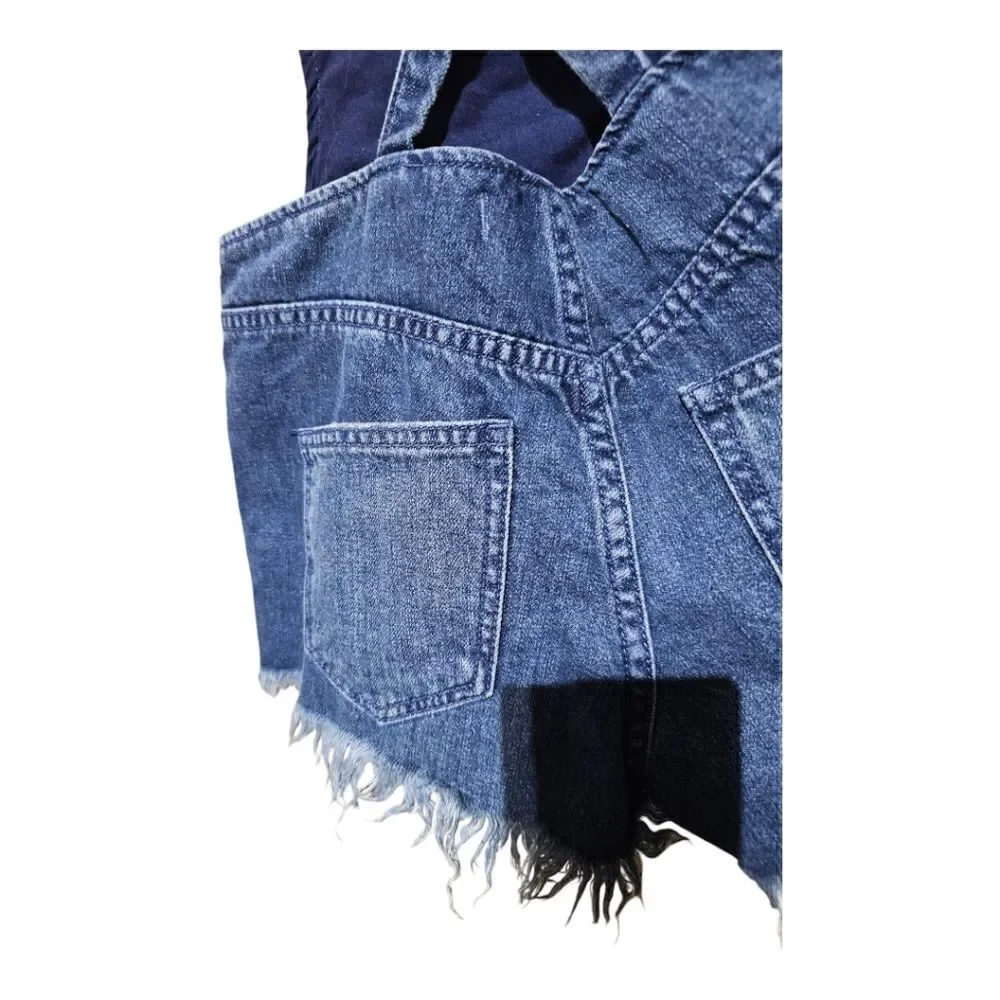 FREE PEOPLE Denim Overalls - Size 24‎ - Picture 5 of 8